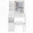29.2" Small Size Left Drawer Desktop Vanity Table + Cushioned Stool, Large Sliding, Touch Control, Tri-color Switching, Brightness Adjust LED Mirror, High Capacity Storage, Suitable for Small Space-641855390