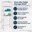 Rangement au-dessus de la toilette autoportant l 24,02 po x H 67,72 po x P 11,02 po Eliano