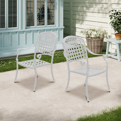 Toros Patio Dining Armchair by Astoria Grand