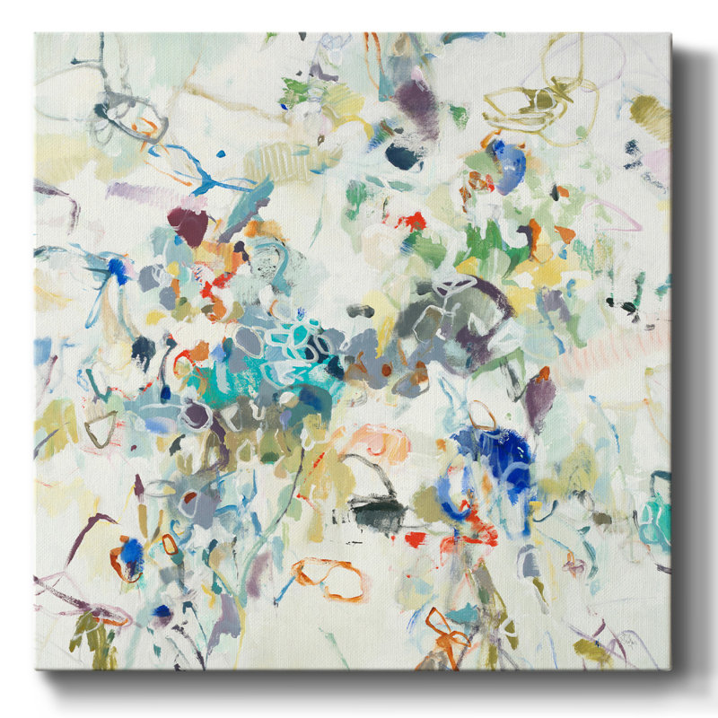 Party Time II-Gallery Wrapped Canvas, 16" H x 16" W x 1.5" D