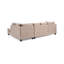 Canapé d'angle réversible Malone Mocha Microsuède-1892446127