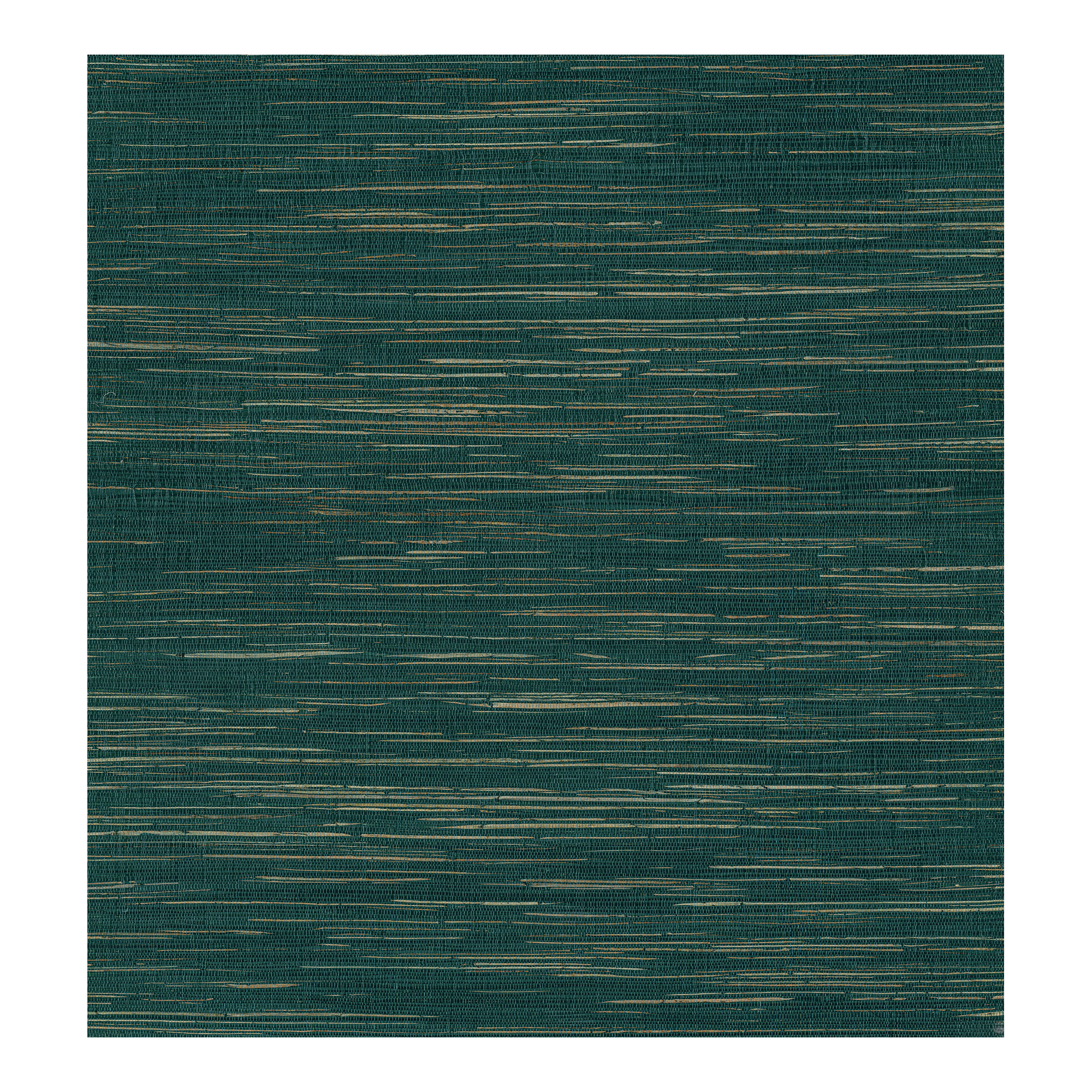 Hamza Modern Grass Cloth Abstract Wallpaper, 20.5" W x 33' L, Teal