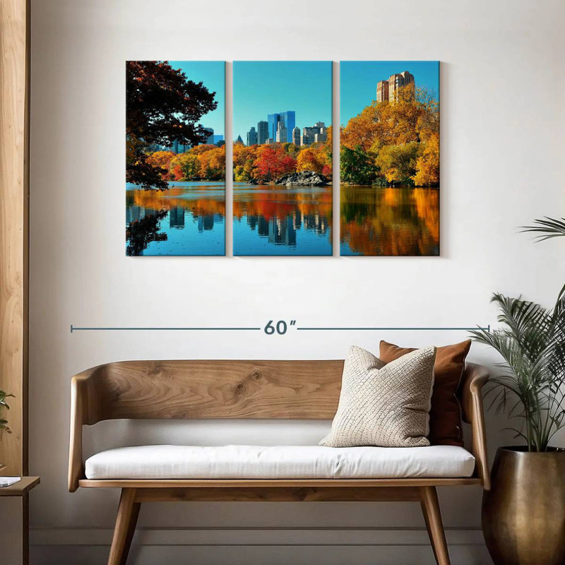 Rorry Central Park In Fall, 28" H x 45" W