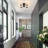 Bennefield 4 - Light 17.5'' Dimmable Sputnik Sphere Modern Linear Chandelier Semi Flush Mount Light-1522662553
