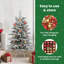 vidaXL Christmas Bauble Plastic-1283166222
