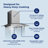 Hauslane 30" Stainless Steel 450 CFM Convertible Wall Range Hood with Baffle Filter