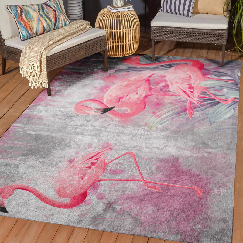 Braggs Washable Indoor / Outdoor Rug, Rectangle 3' x 5'
