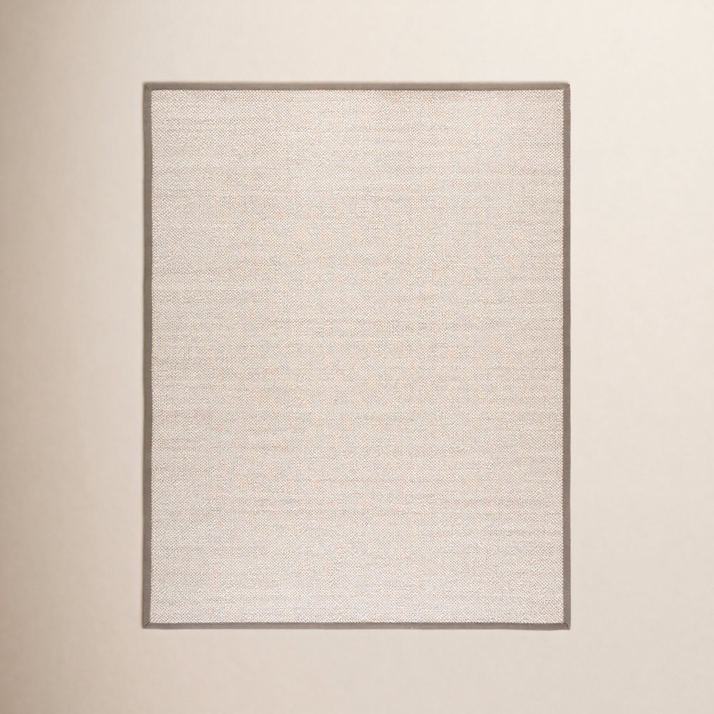 Torbin Marble Khaki Jute Rug, Rectangle 9' x 12'