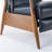Sarasota Wood Arm Push Back Recliner-220350831