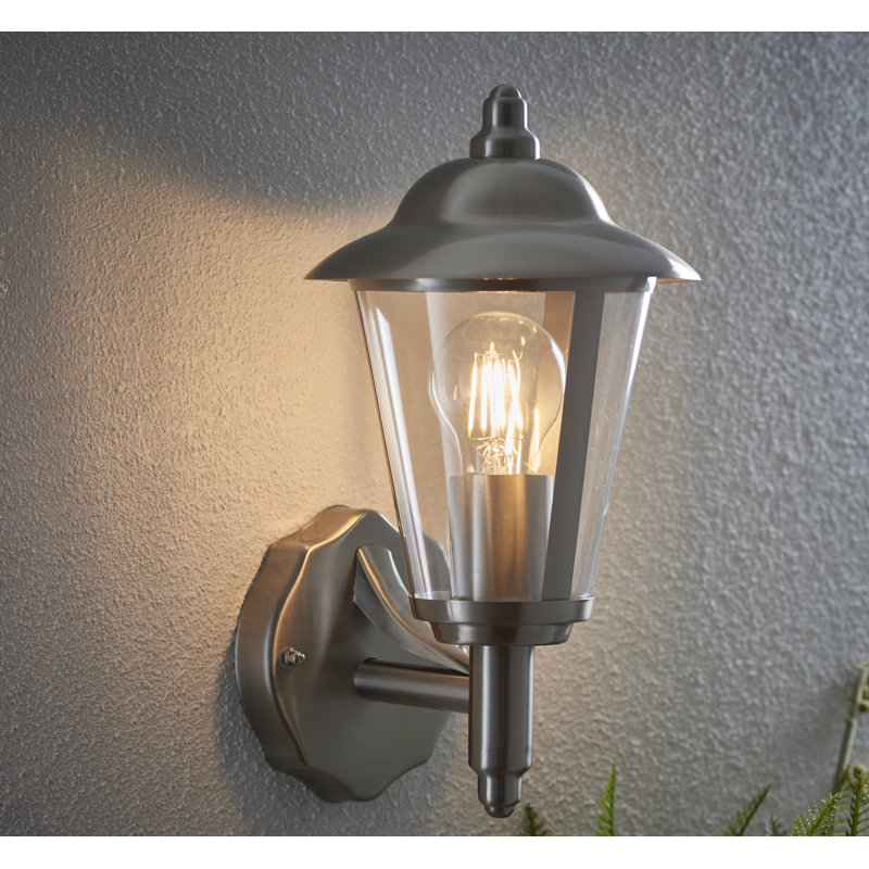 Rumbaugh Stainless Steel 31.5cm H Outdoor Wall Lantern