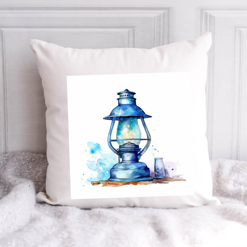 Behzat Reversible Throw Pillow, 18"H x 18"W