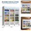 38.9 Cu.Ft. 3 Door Commercial Beverage Cooler, Frost-Free Display Refrigerator with 360° Cooling & LED Light-121874914