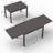 Apolonija Extendable Metal Dining Table-1911355023-1911355017
