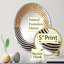 Bronze brillant Symetry IV - Miroir mural en spirale MIR105894 O-95185340