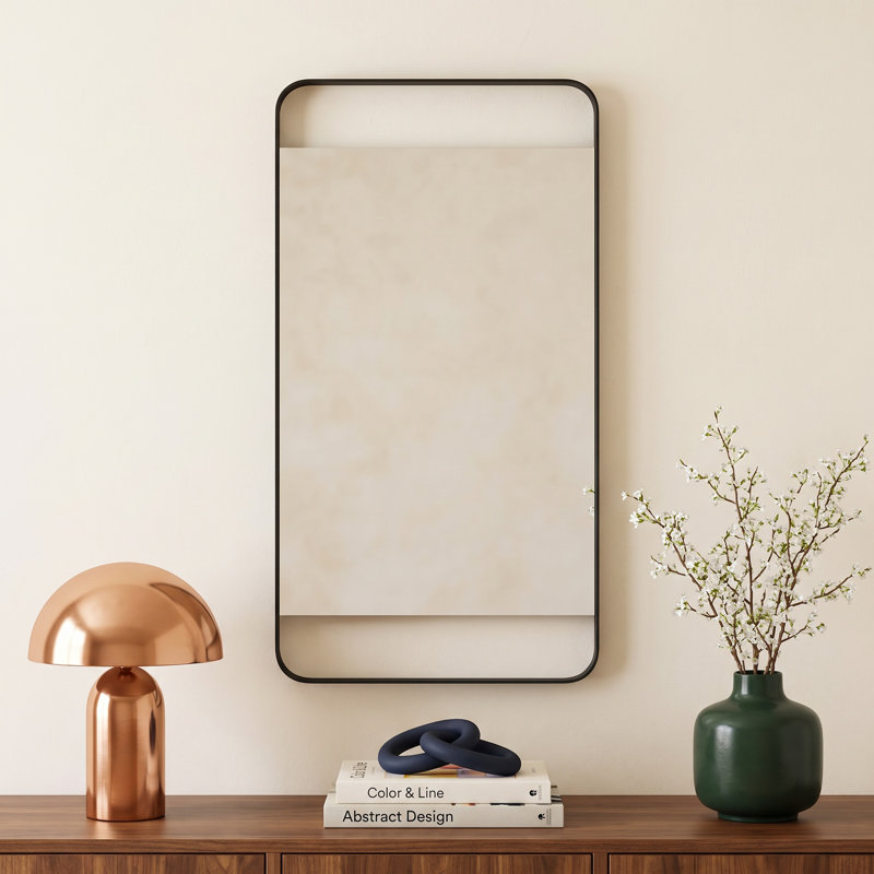 Wanderlust Metal Rectangle Wall Mirror