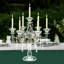 14'' H Crystal Tabletop Candelabra