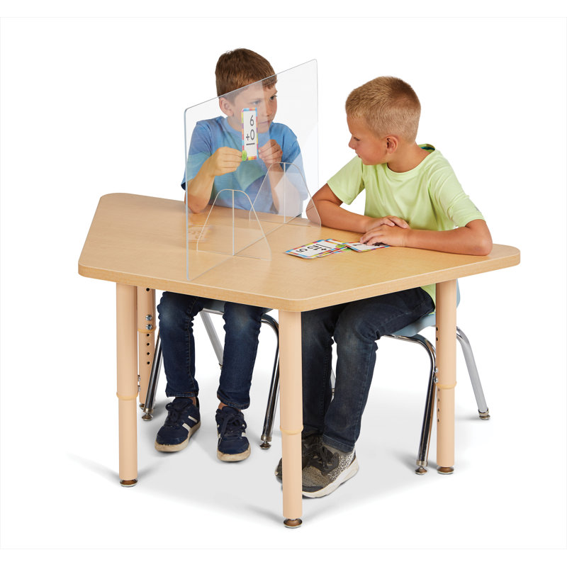 Jonti-Craft® - Paravents de table See-Thru - 2 stations avec ouverture - 30 po x 8 po x 4 po