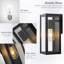 Matte Black 32.5cm H Outdoor Sconce