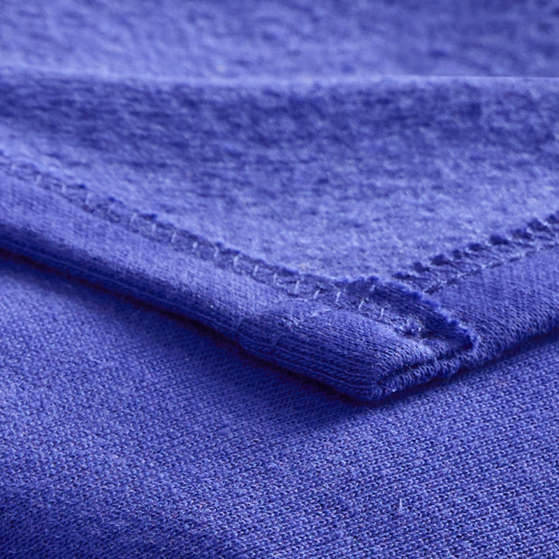 Jeté Champion avec revers en molleton, Bleu royal