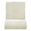 Chaises d'appoint modernes, structure en bois beige, fauteuil de chambre compact pour la maison