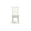 L'ensemble de meubles de salle à manger 3 pièces comprend une table de cuisine carrée et 2 chaises de salle à manger rembourrées en tissu de lin, 36 x 36 pouces, blanc lin-987628897-987628899-1058500485