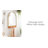 Schuyler Arch Wall Mirror with Hooks 20x31-282496181