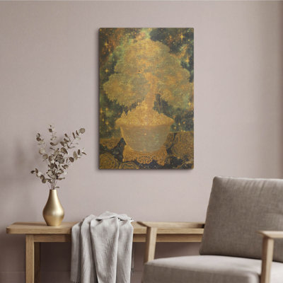  'Magical Bonsai Tree' By Rich Monet Gold Metal Wall Art, 16" x 24"