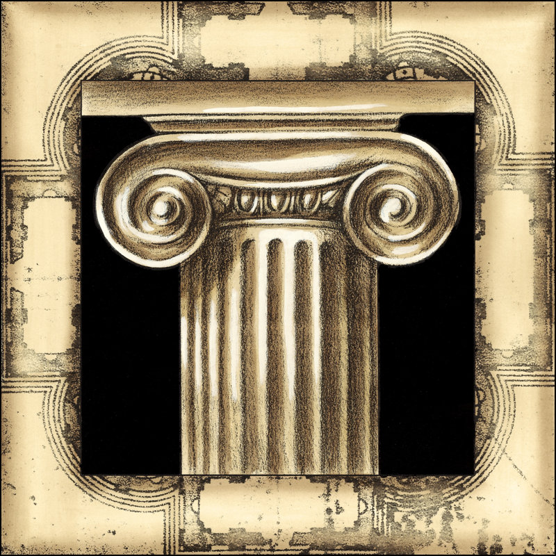 Small Architectural Schema I (P) by Ethan Harper - Wrapped Canvas Art Prints, 30cm H x 30cm W x 3.8cm D