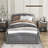  Elvana Twin Wood Platform Bed with Headboard-1408921583