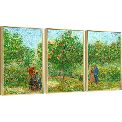 Art mural encadré en aluminium Van Gogh
