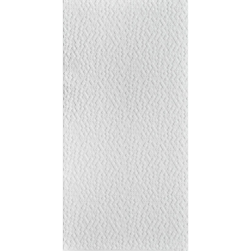 Bee Hive MirroFlex x 10 pi Panneaux muraux PVC PVC 3D - Blanc brillant (40 pieds carrés / feuille)