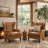 Ameliah Genuine Leather Wingback Chair-207342222