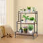 Multi-Tiered Plant Stand with Wheels-2000147372