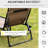 Patio Folding Sun Lounger Chair, Portable Camping Cot. Adjustable , Removable Pillow, Brown For Garden, Beach Entertainment Reclining Cot With Option.