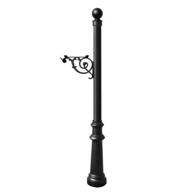 Lewiston Mailbox 80.75" H In-Ground Decorative Post