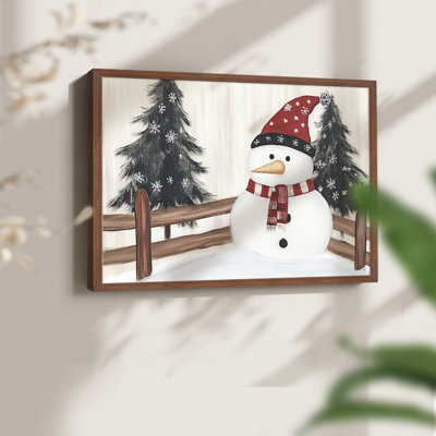 Chirstmas Art-DLXXX -Framed Print - Restickable