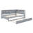 Dumbarton Erby Wood Bookcase Storage Bed with Trundle,Storage Shelf and USB Charging Ports-708367277-708367274