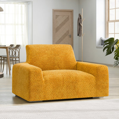 Stretchy Slipcover for Armchair  - Soft to Touch & Easy to Clean - Velvet Collection