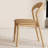 Burlywood Solid back side Chair(Set of 2)