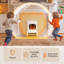 E Cairns 39 cm W White Electric Fireplace with 2000 BTU