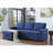 Upholstered Pull out Sectional Sofa with Chaise-889018499