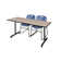 Kobe T-Base Training Seminar Table, 2 Zeng Stack Chairs