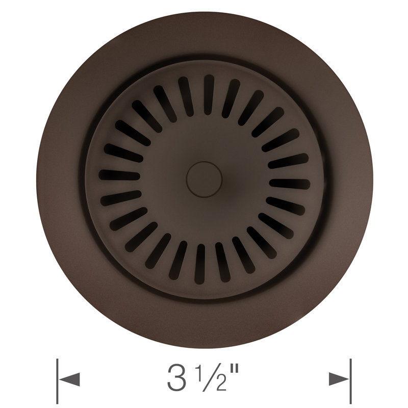 SILGRANIT-Matched Metal Disposal Waste Flange, Café