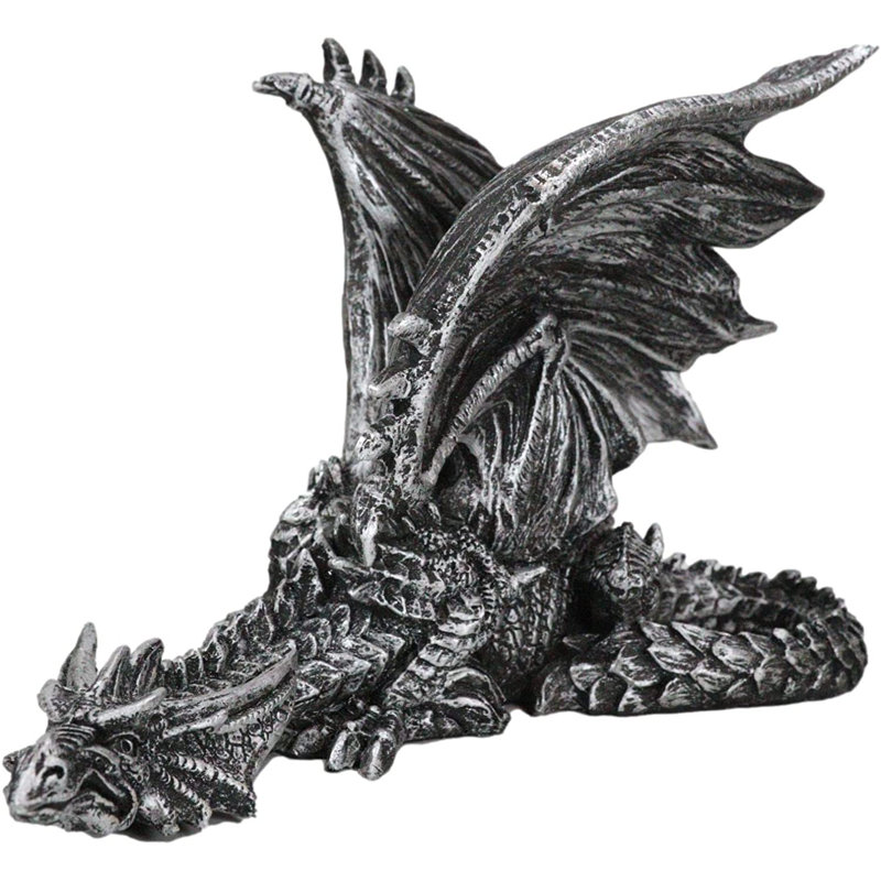 Figurine gothique sentinelle silencieuse Amarren Beowulf, Gris