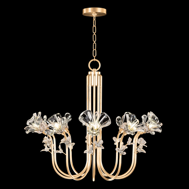 Azu 10 - Light Classic / Traditional Chandelier, Gold