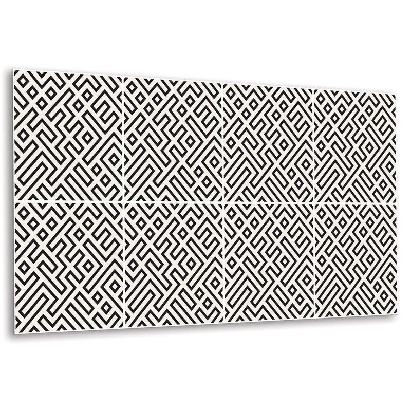Self Adhesive Vinyl Splashback 39,37x19,68 Inch Wall Tiles Wall Stickers Tile Peel and Stick Sticker