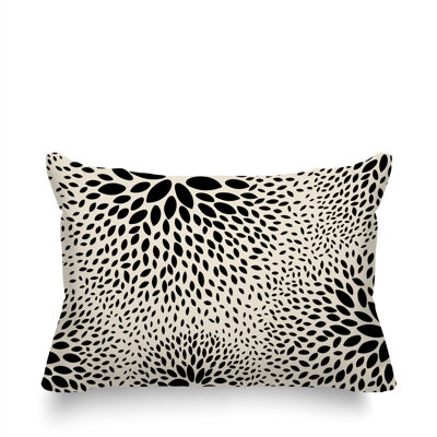 Housse et insert de coussin rectangulaire intérieur / extérieur en polyester filé Bavière