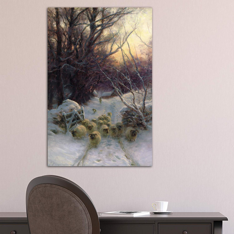 The Sun Had Closed for the Winter Day 1 Piece Wrapped Canvas Wall Art, 101.6 cm H x 66.04 cm W x 3.175 cm D