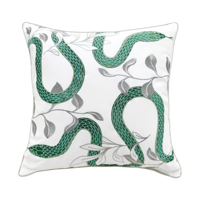 Modern Garden Snake Pillow