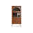 Modern Brown Solid Wood Accent Cabinet